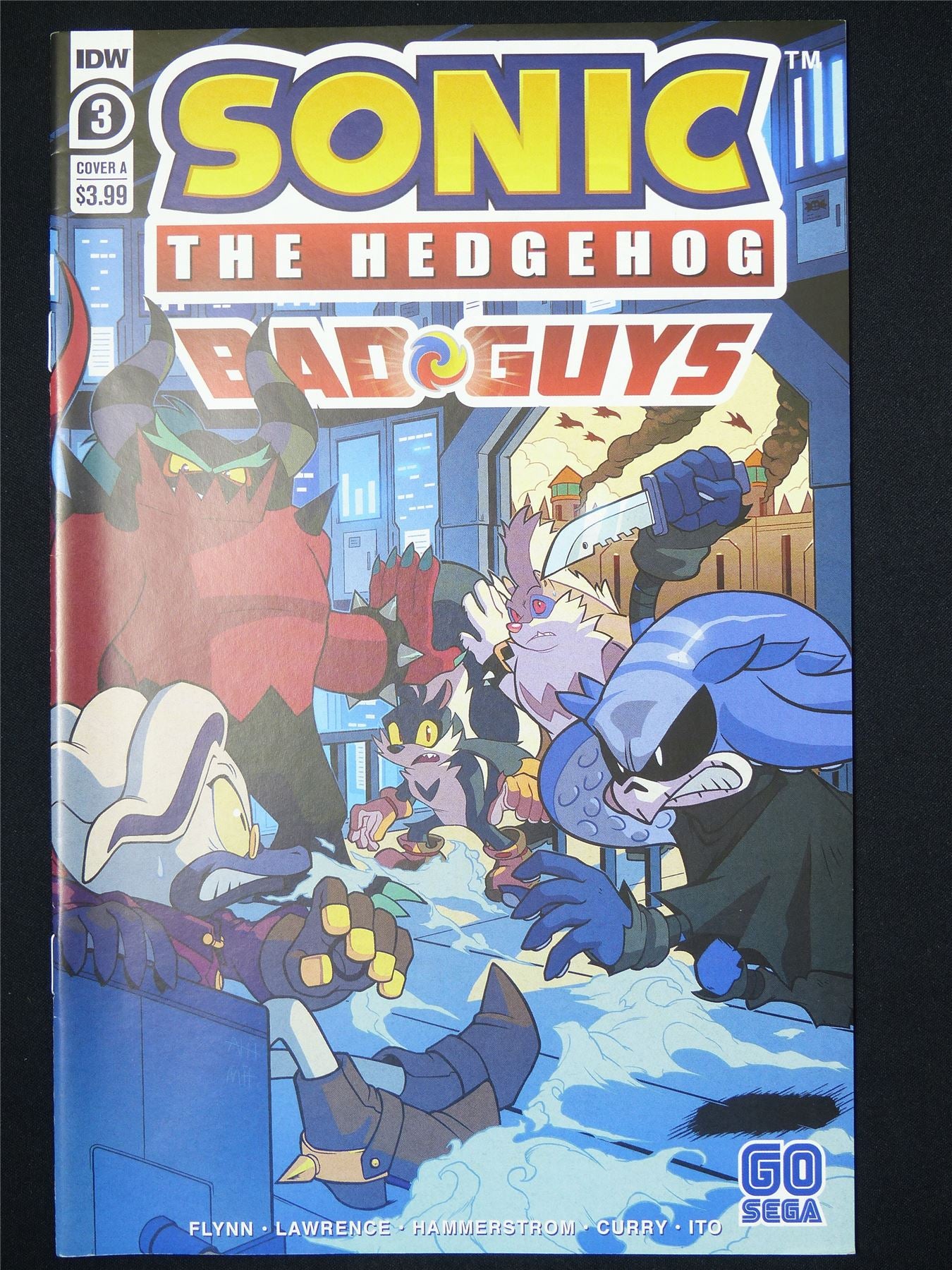 SONIC The Hedgehog: Bad Guys #3 Cvr A - B&B IDW Comic #8BF