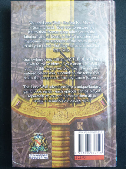 Lone Wolf: Castle Death by Joe Dever - Adventure Novel Hardback #MC
