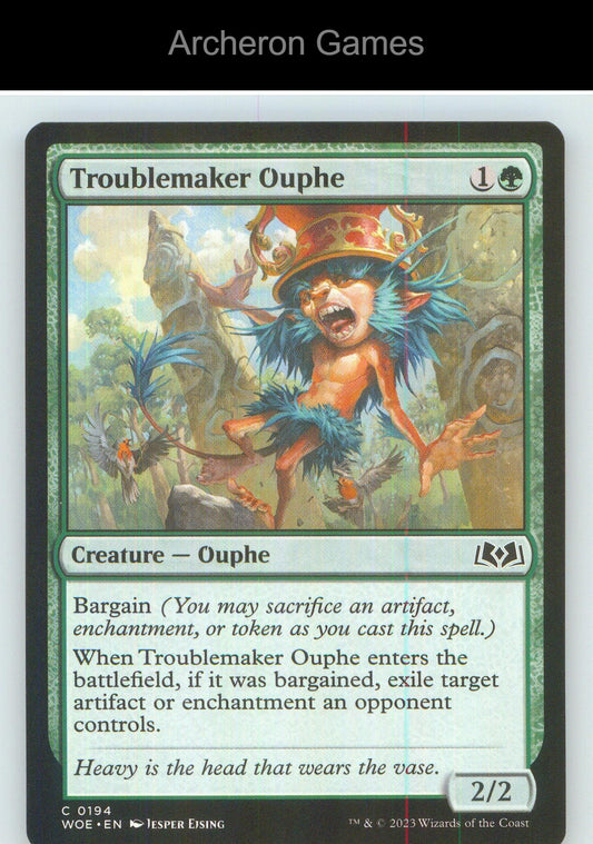Troublemaker Ouphe WOE 194 C MTG Card NM/EX+