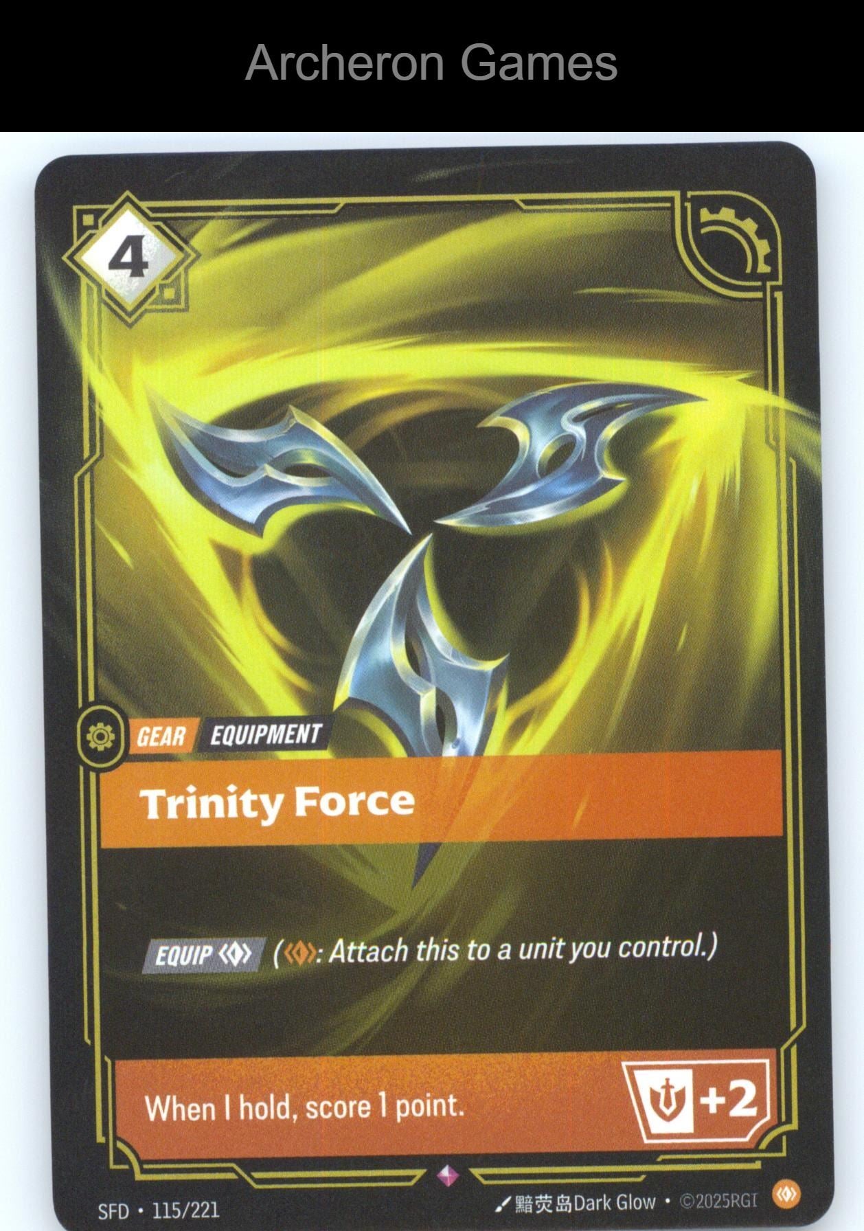 Trinity Force SFD 115/221 R  Card Spiritforged
