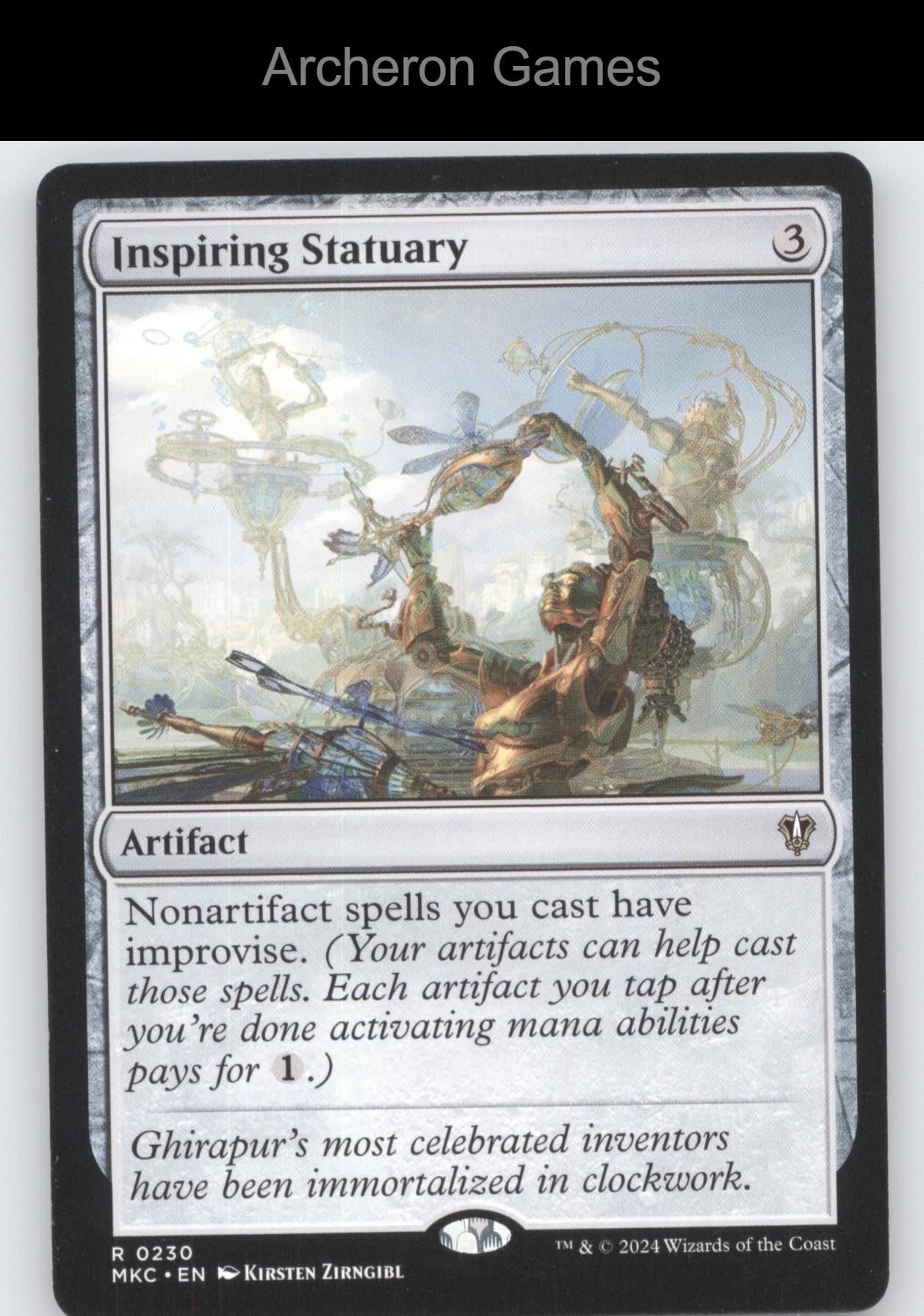 Inspiring Statuary 230 R MTG Card Commander: Murders at Karlov Manor