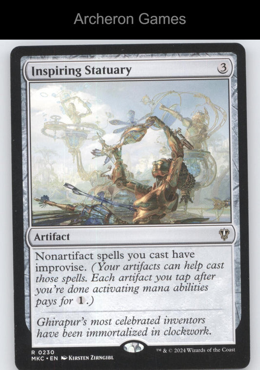 Inspiring Statuary 230 R MTG Card Commander: Murders at Karlov Manor