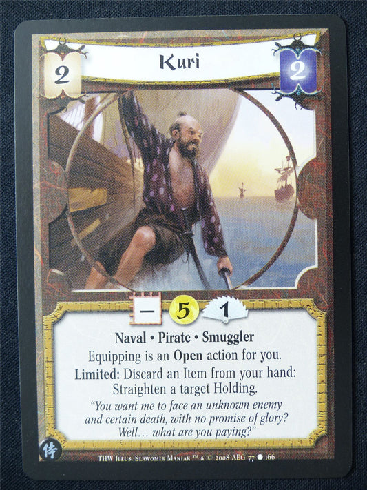 Kuri - THW - Legend of the Five Rings L5R Card #WT
