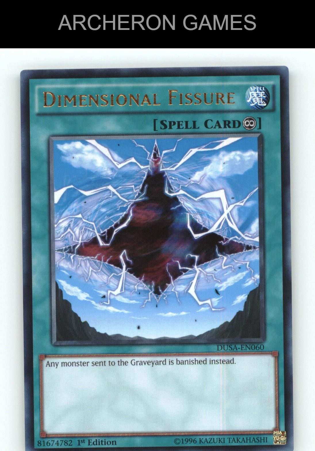 Dimensional Fissure Ultra Rare YUGIOH Card