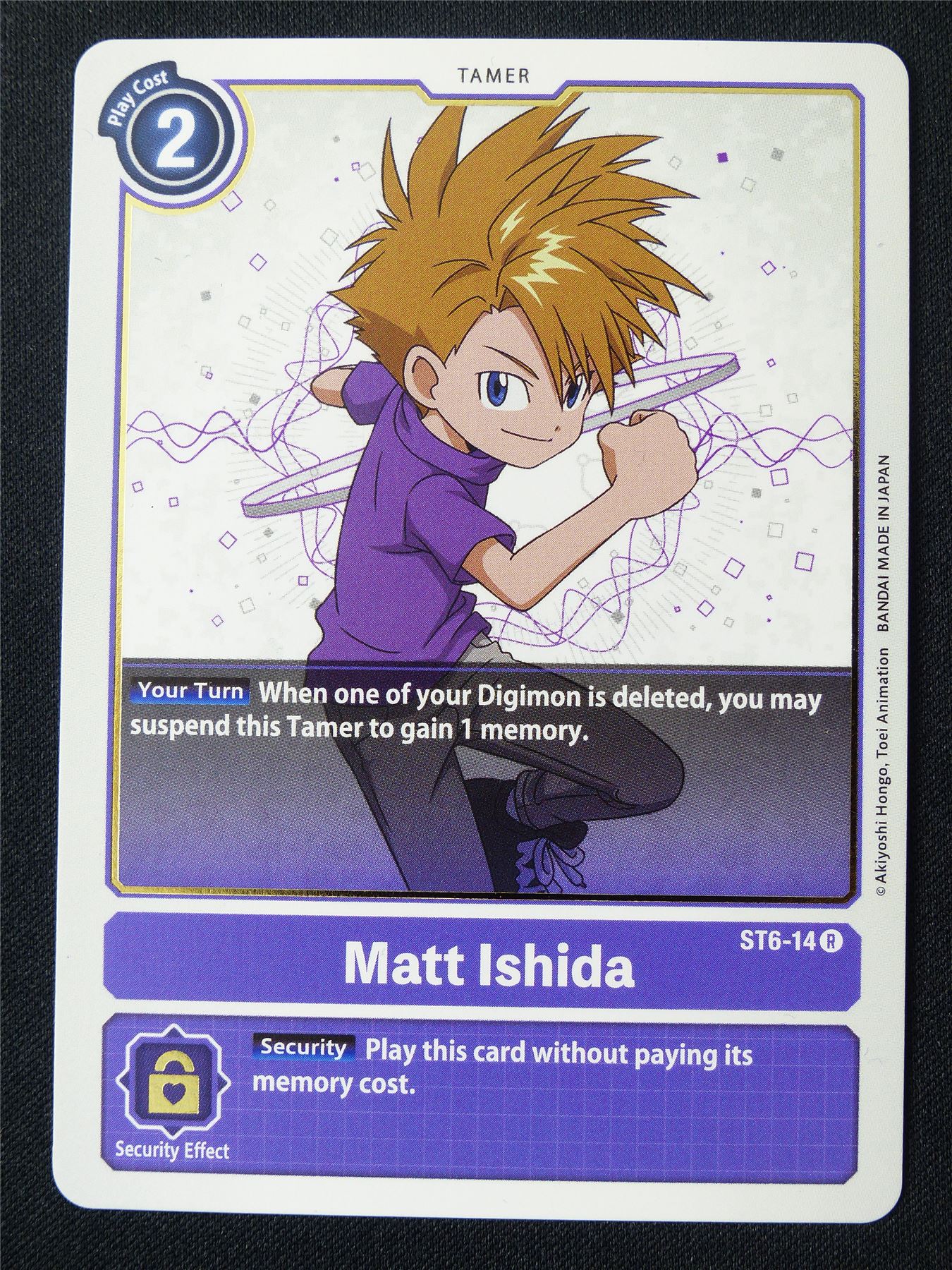 matt Ishida ST6-14 R - Digimon Card #183