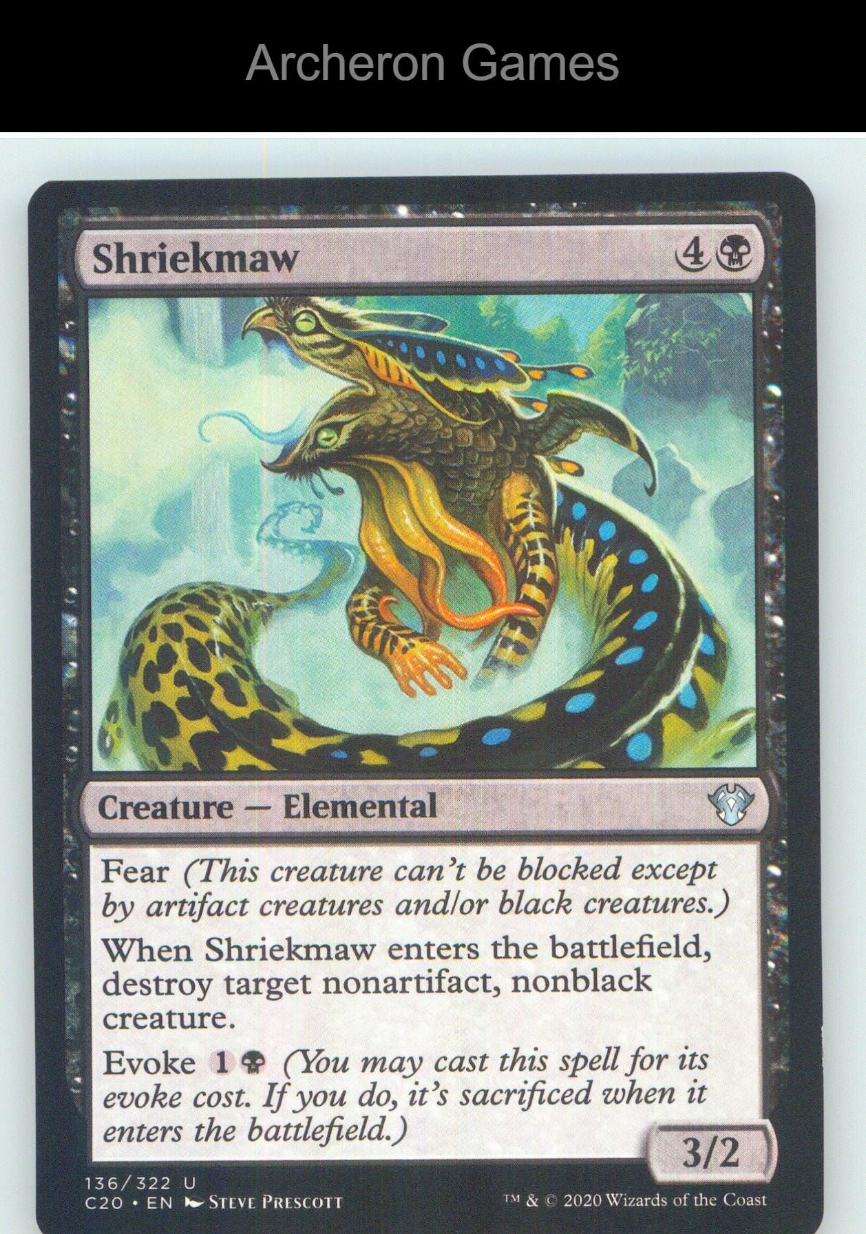 Shriekmaw C20 136 UC MTG Card NM/EX+