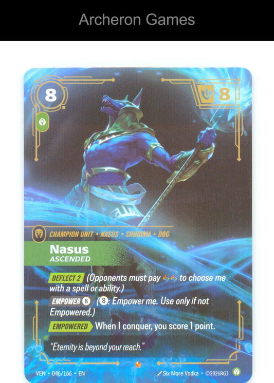 Nasus - Ascended VEN 046/166 Epic Vendetta Riftbound Card Foil