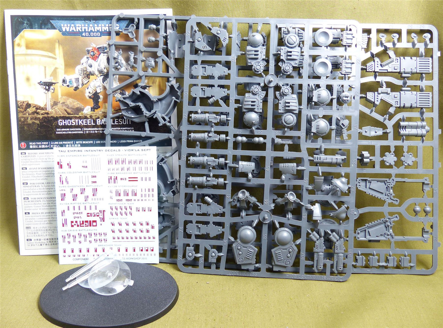 XV95 Ghostkeel Battlesuit complete Sprue - Tau Empire - Warhammer 40K #2QE
