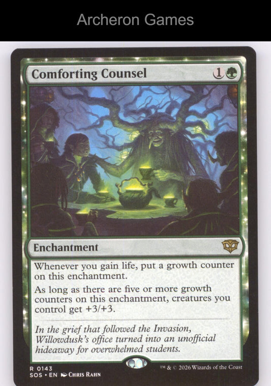 Comforting Counsel SOS 143 R MTG Card Secrets of Strixhaven
