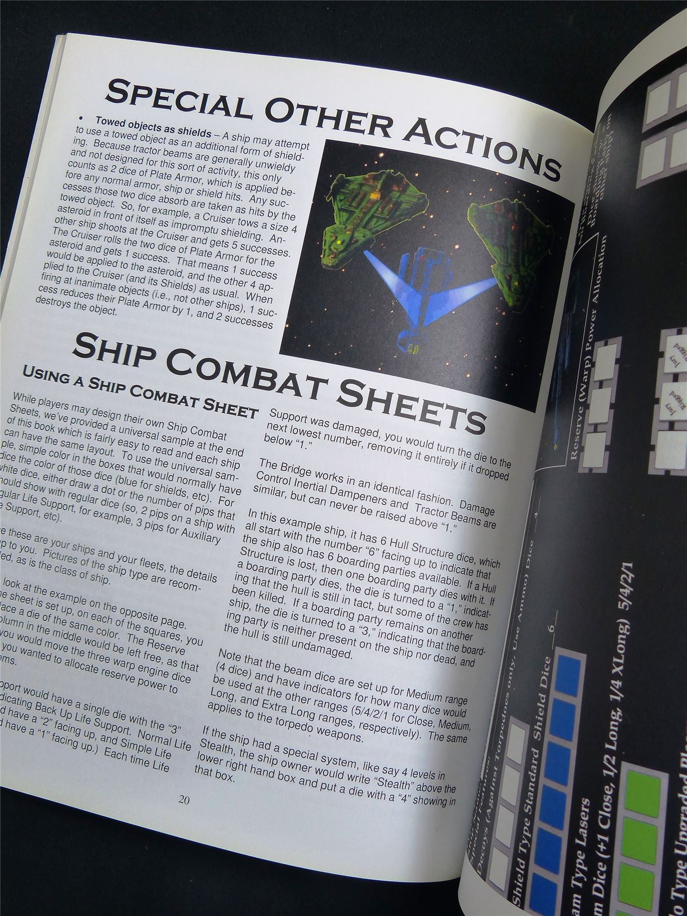 The Universal Space Combat System Miniatures Rulebook - Ubergoober Games Softback #2UI