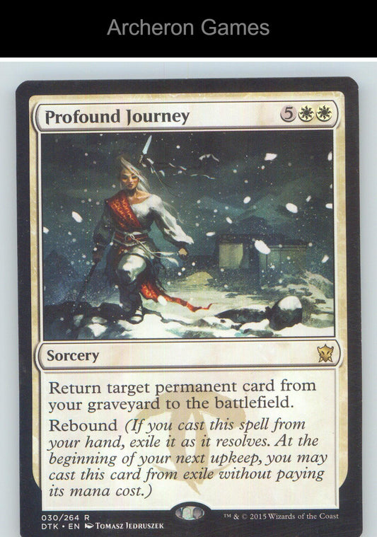 Profound Journey DTK 30 R MTG Card NM/EX+