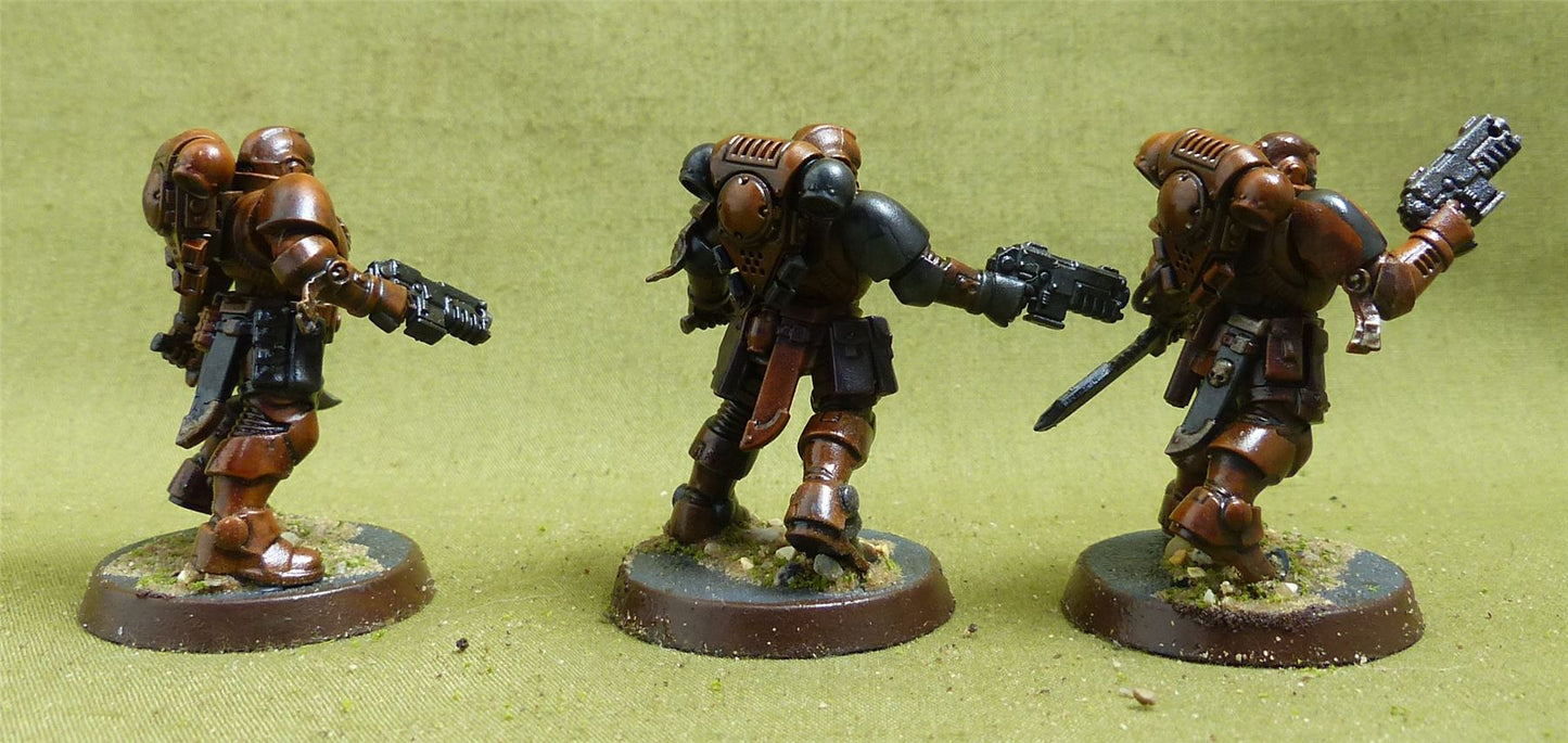 Intercessor Squad set of 3 upgrade painted - Space Marines - Warhammer 40K #1QY