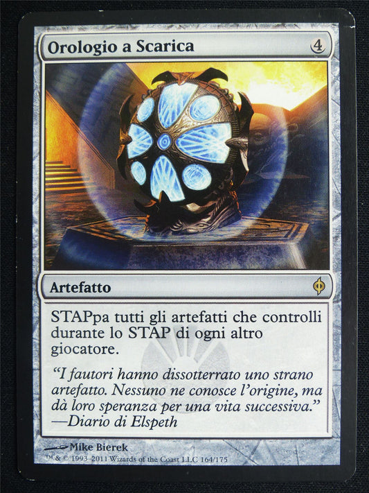 Unwinding Clock played Italian - NPH - Mtg Card #4N5