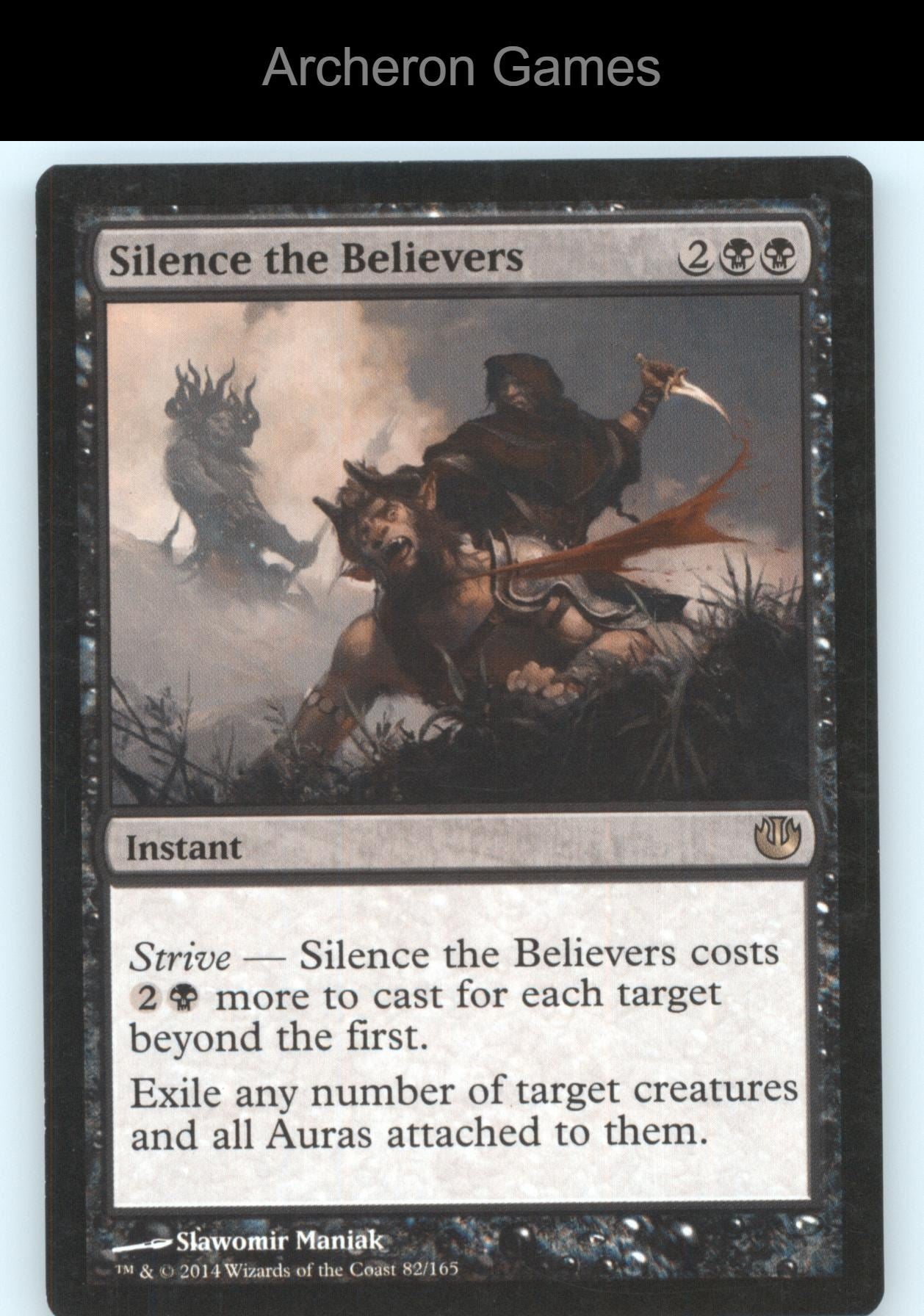 Silence the Believers 82 R MTG Card Journey Into Nyx