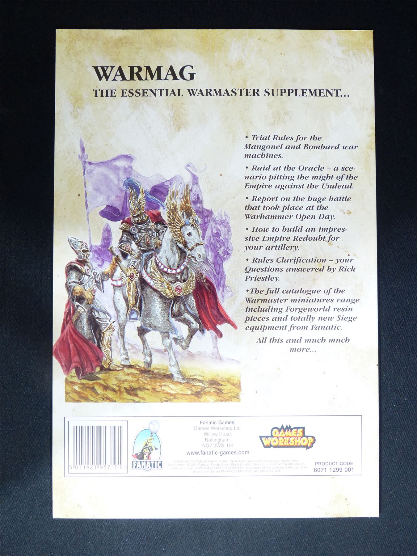 Warmaster #1 Warmaster Siege - Games Workshop Magazine #1X7