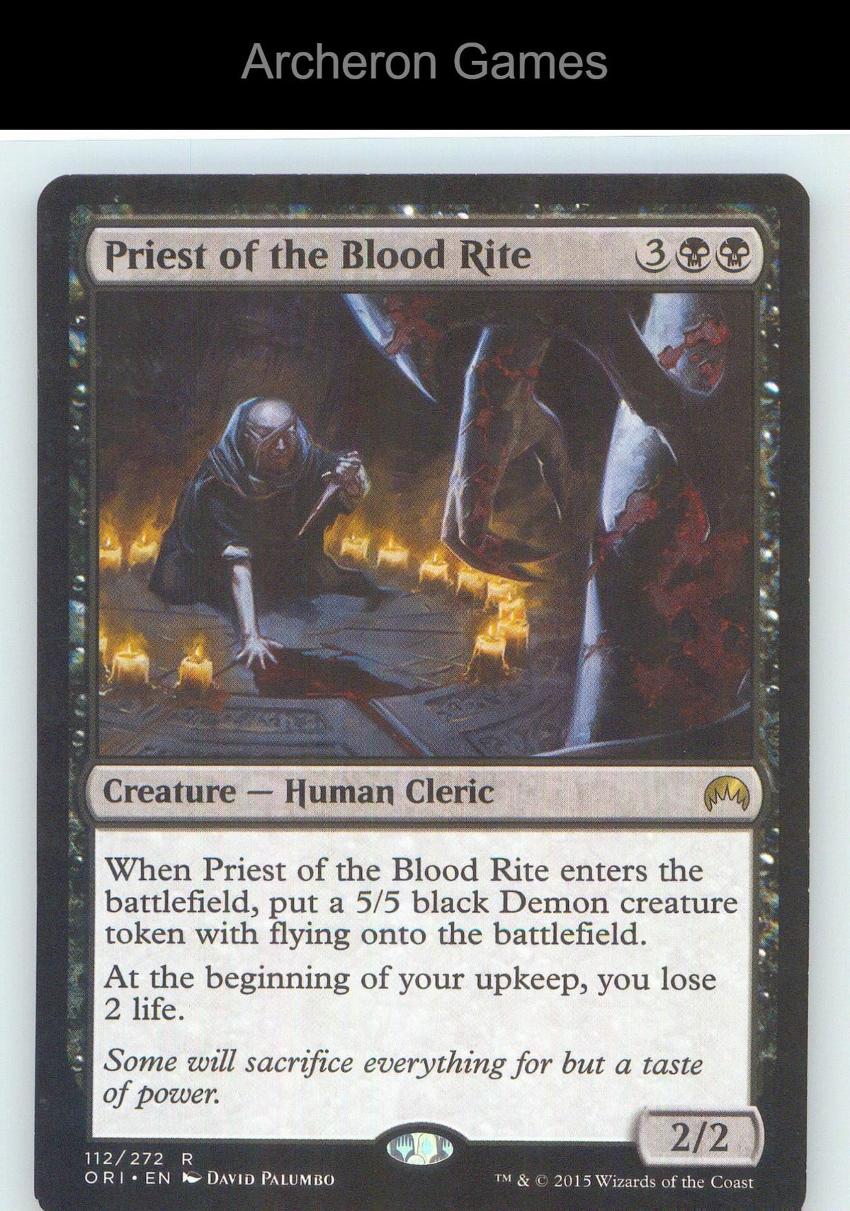 Priest of the Blood Rite ORI 112 R MTG Card NM/EX+