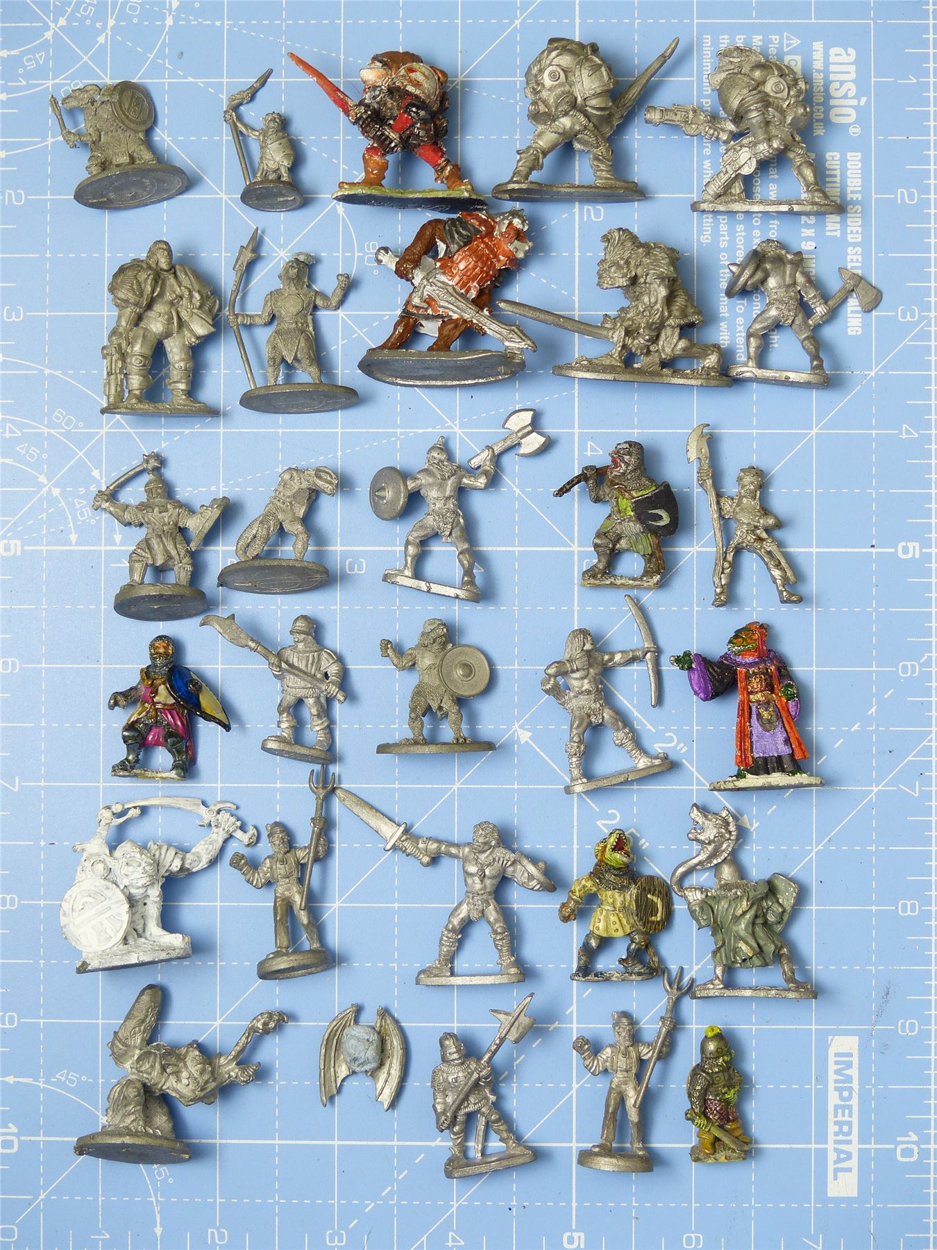 Classic Metal Pre-Slotta Miniatures: Dragons Warriors Monsters Space Marines etc #2HE