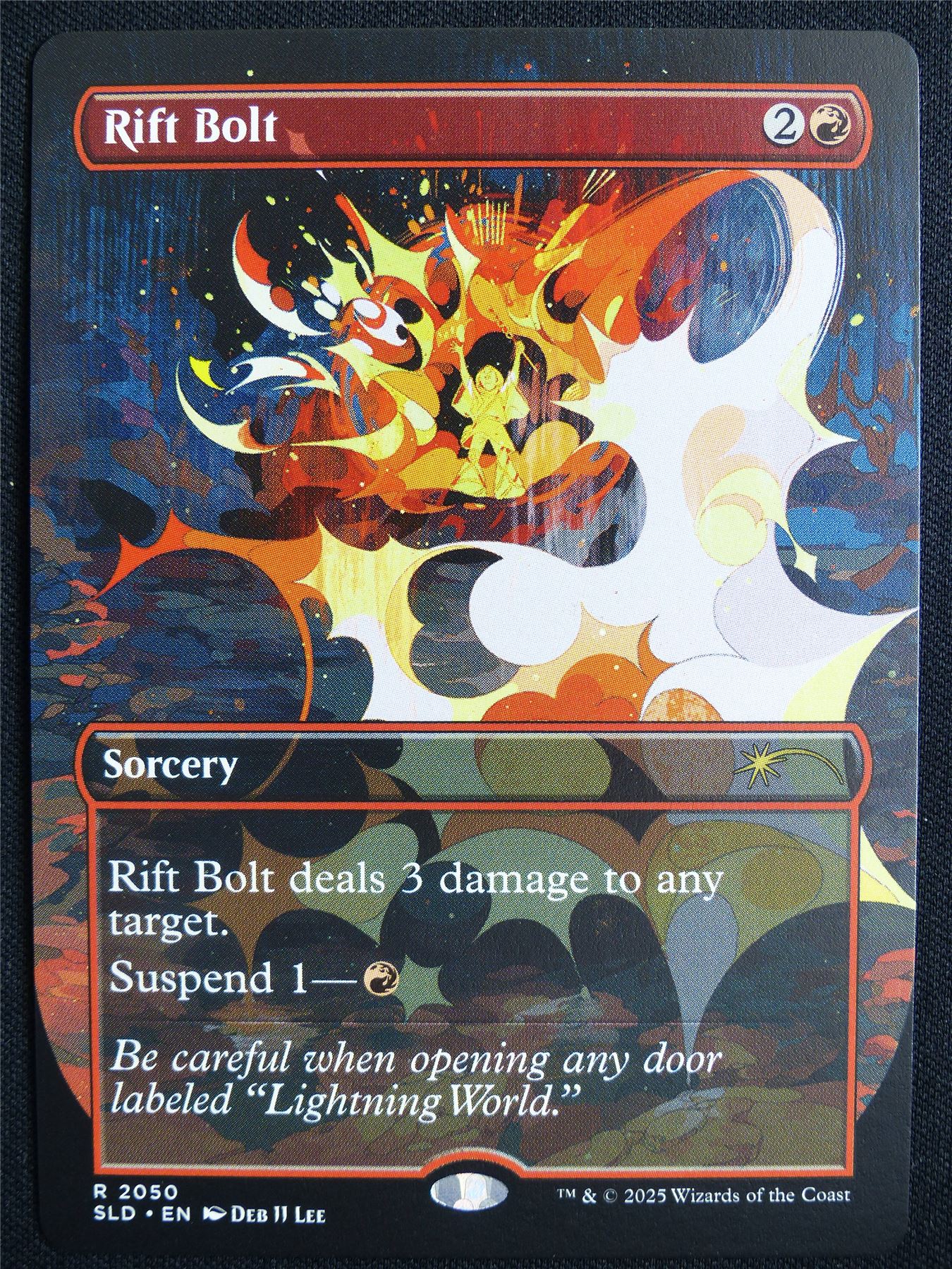 Rift Bolt Borderless Secret Lair - SLD - Mtg Card #5ND