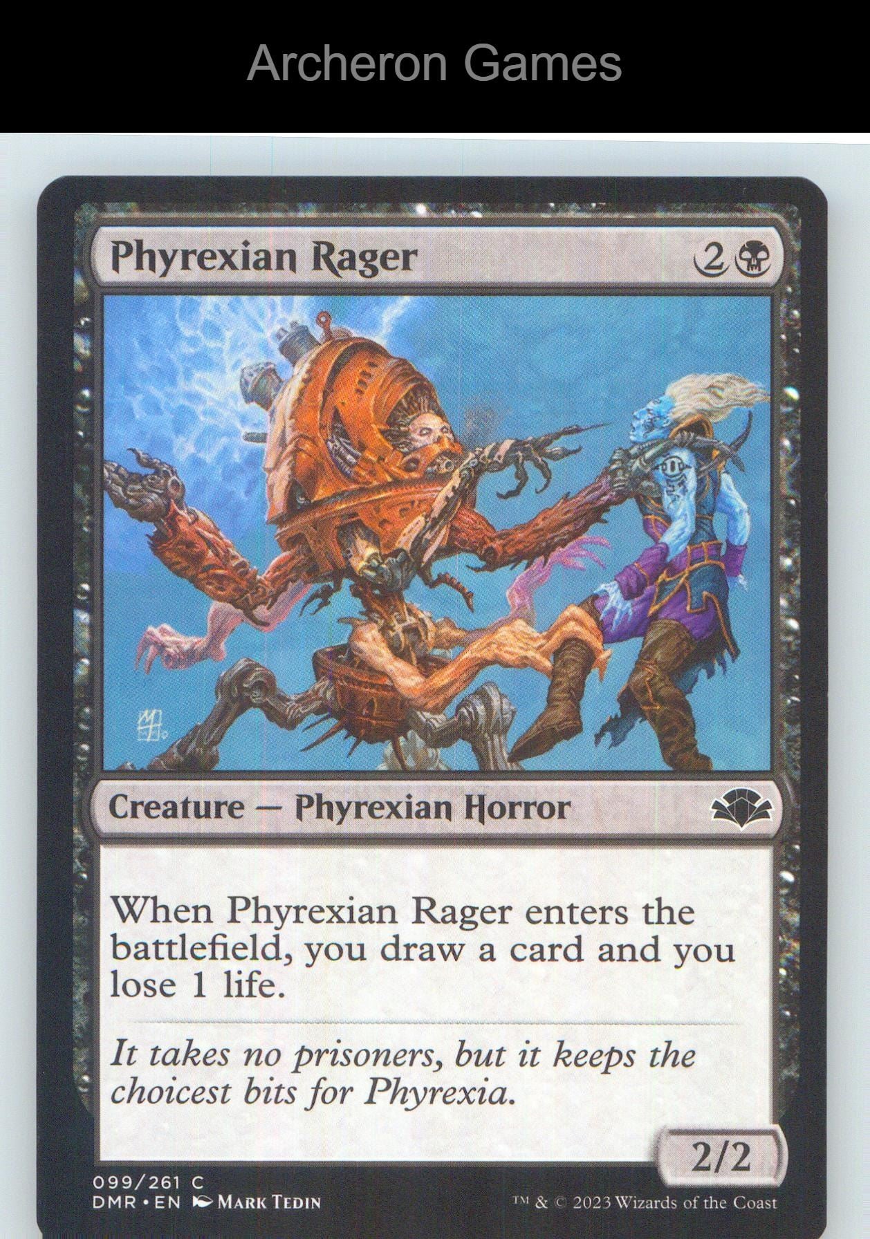 Phyrexian Rager DMR 99 C MTG Card NM/EX+