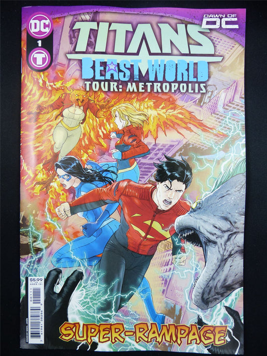 TITANS: Beast World: Tour Metropolis #1 - Dec 2023 DC Comic #1BL