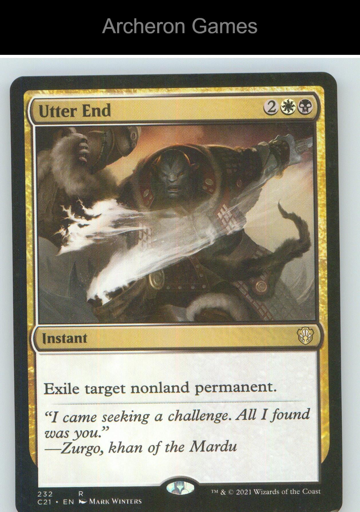 Utter End C21 232 R MTG Card NM/EX+
