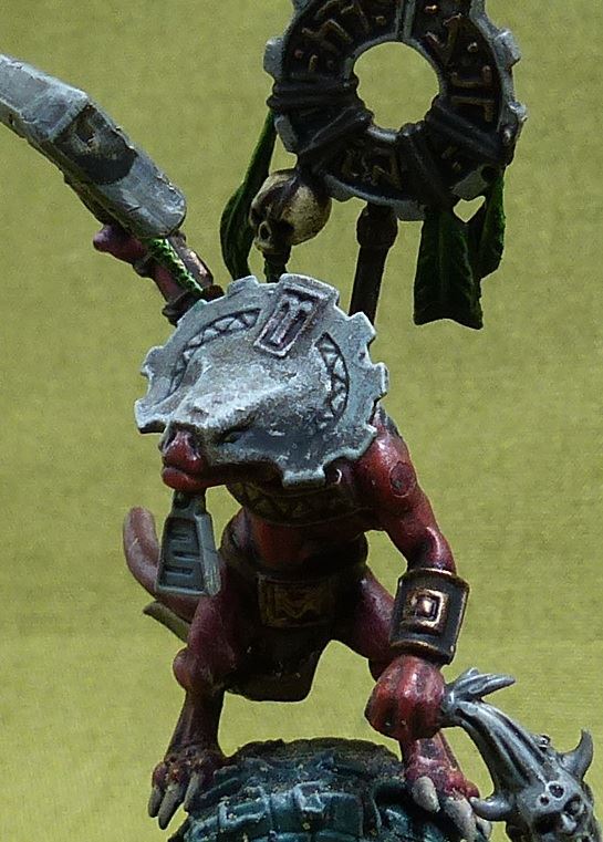 Skink Oracle painted - Seraphon - Warhammer AoS #2OS