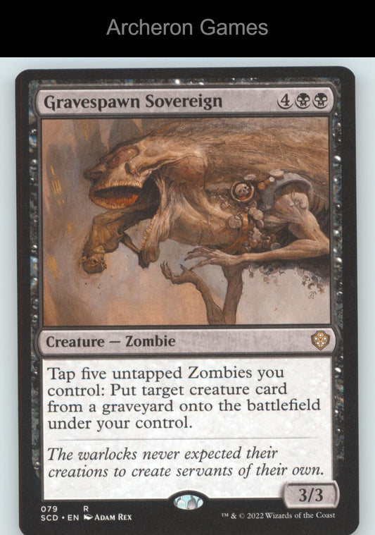 Gravespawn Sovereign 79 R MTG Card Starter Commander Decks