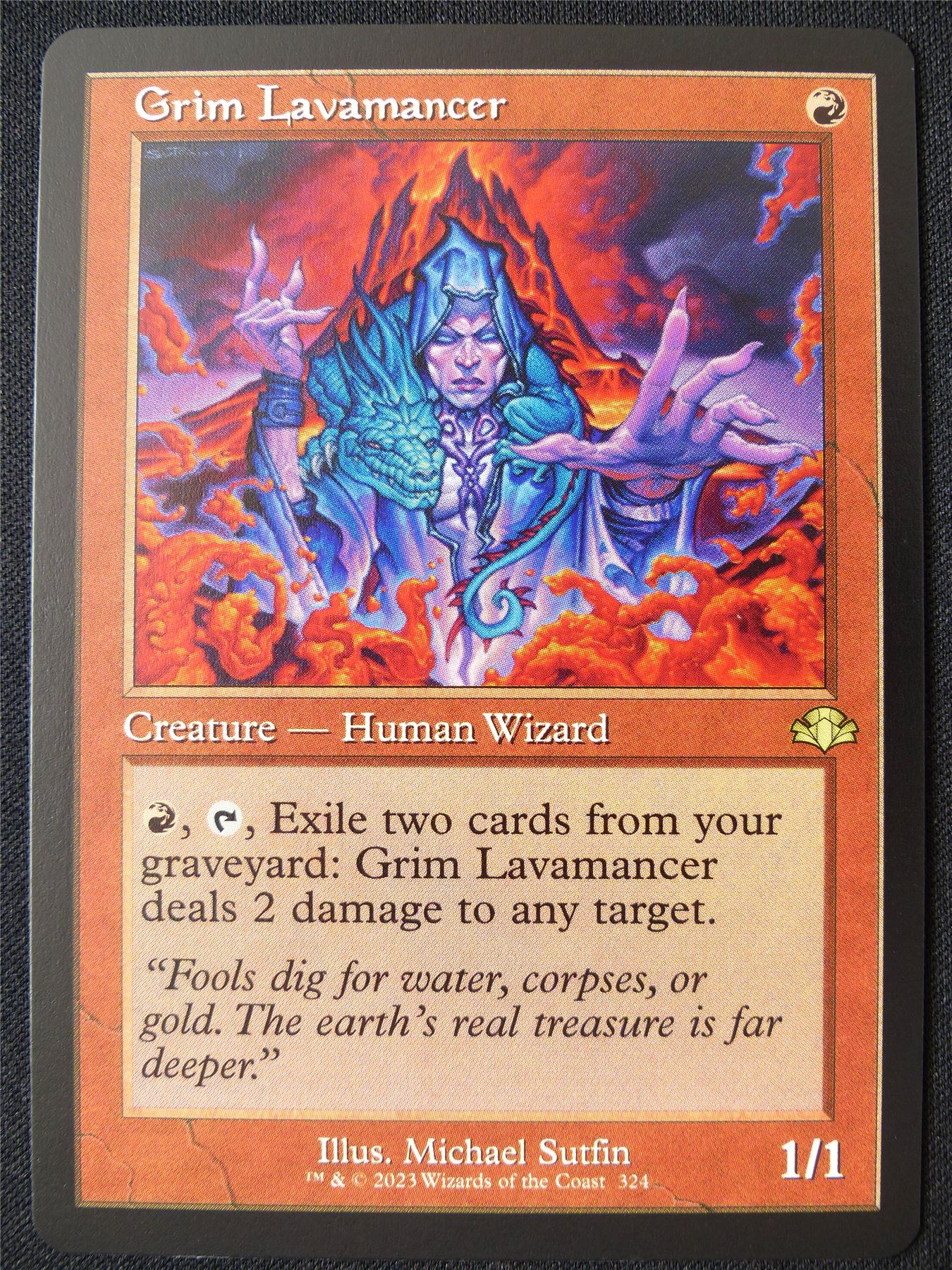 Grim Lavamancer Retro - DMR - Mtg Card #1JU