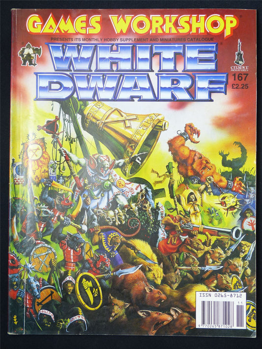 White Dwarf #167 - Games Workshop Softback #2G1
