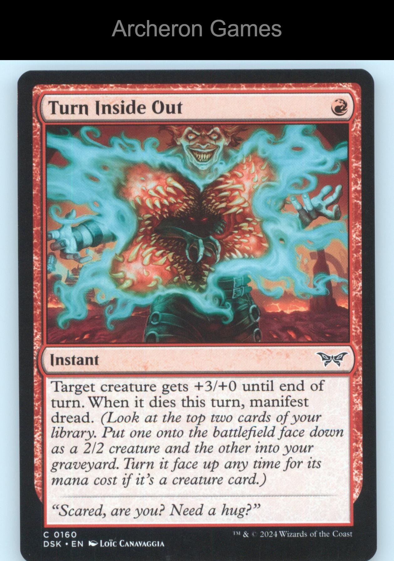Turn Inside Out 160 C MTG Card Duskmourn: House of Horror