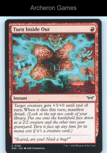 Turn Inside Out 160 C MTG Card Duskmourn: House of Horror