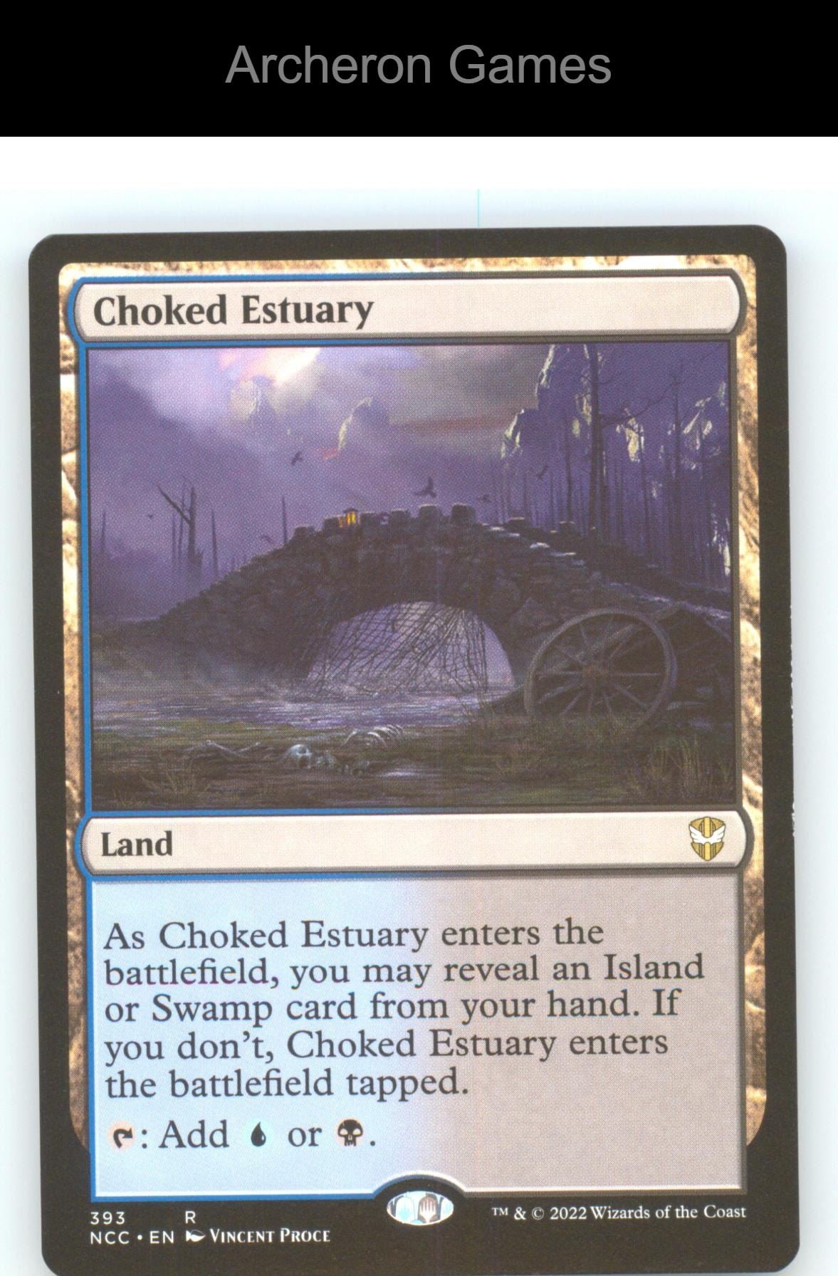Choked Estuary NCC 393 R MTG Card NM/EX+