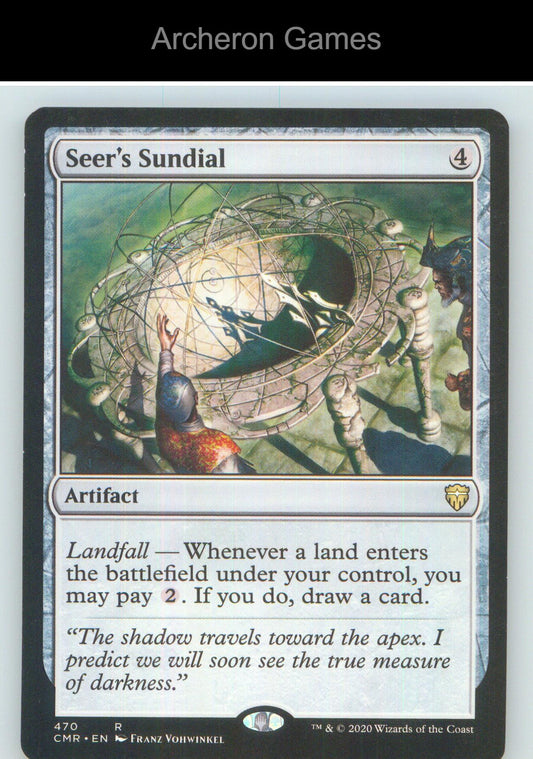Seer's Sundial CMR 470 R MTG Card NM/EX+