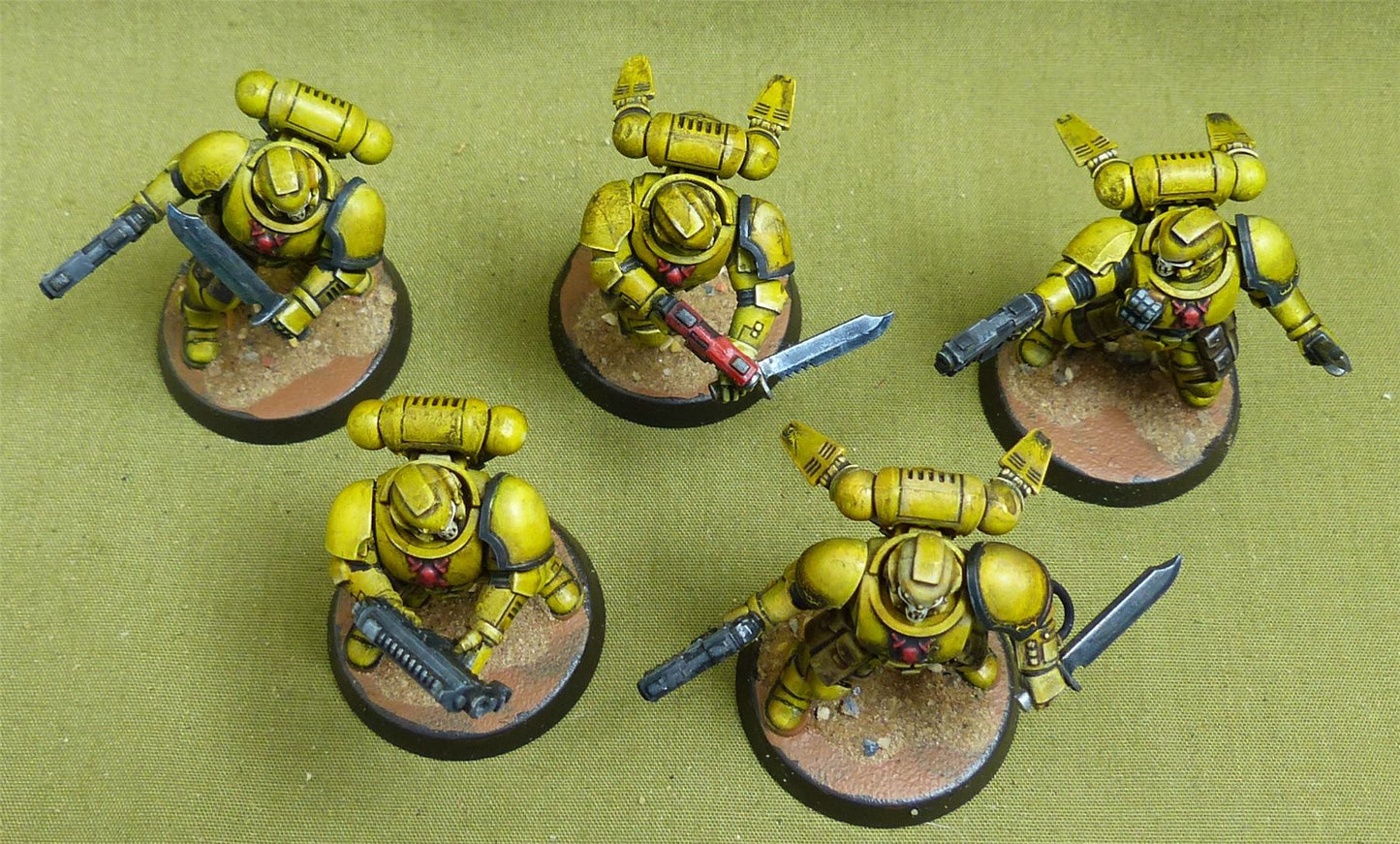 Reiver Squad set of 5 painted - Space Marines - Warhammer 40K #5BU