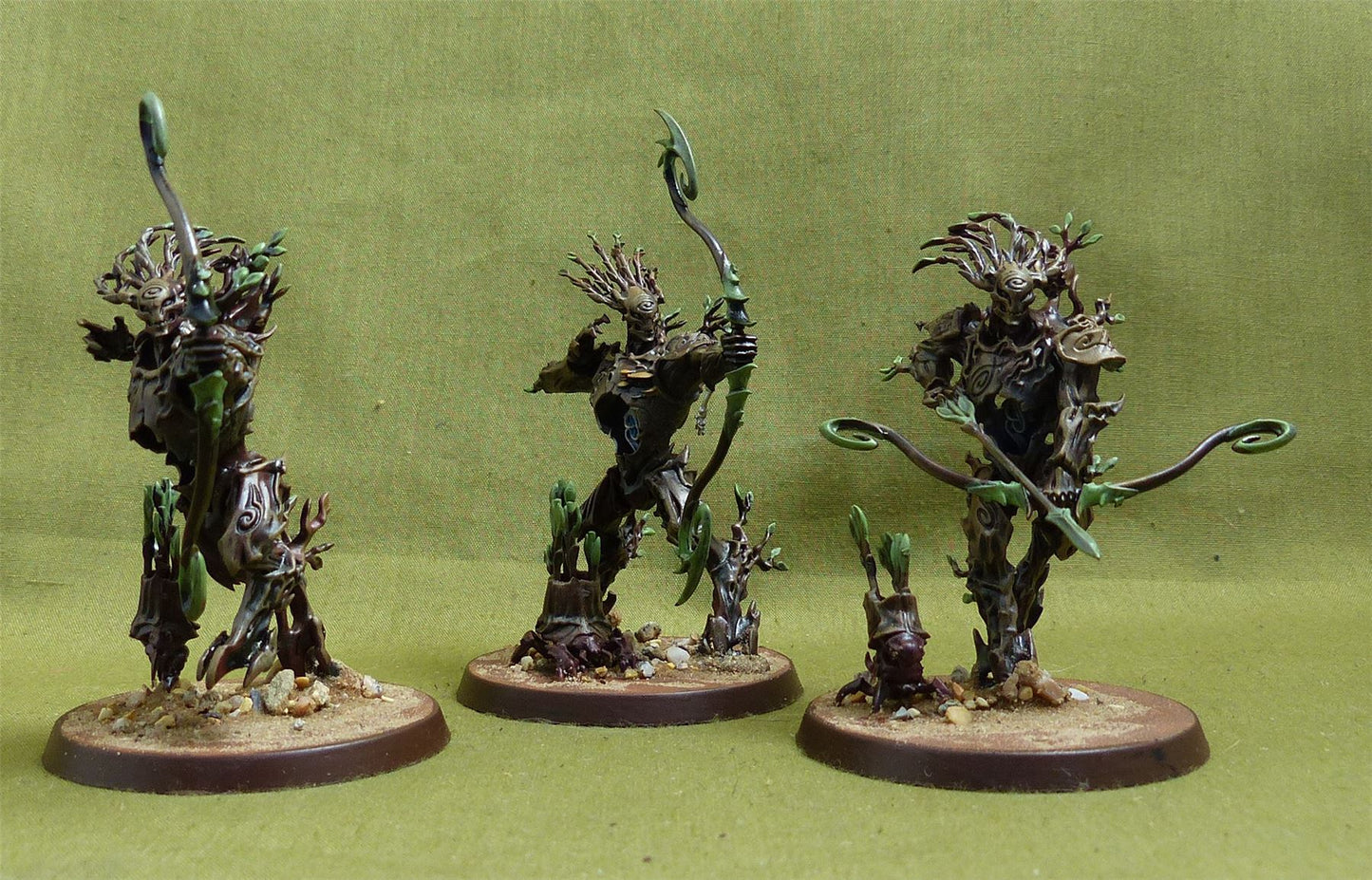 Kurnoth Hunters with Greatbows painted - Sylvaneth - Warhammer Aos #2M2