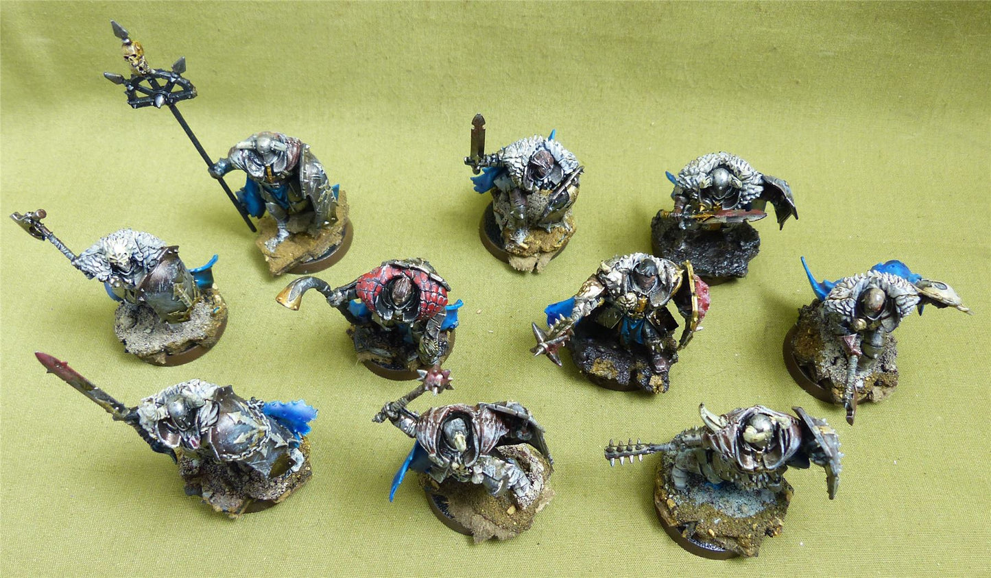 Chaos Warriors painted - Slaves to Darkness - Warhammer AoS #FK