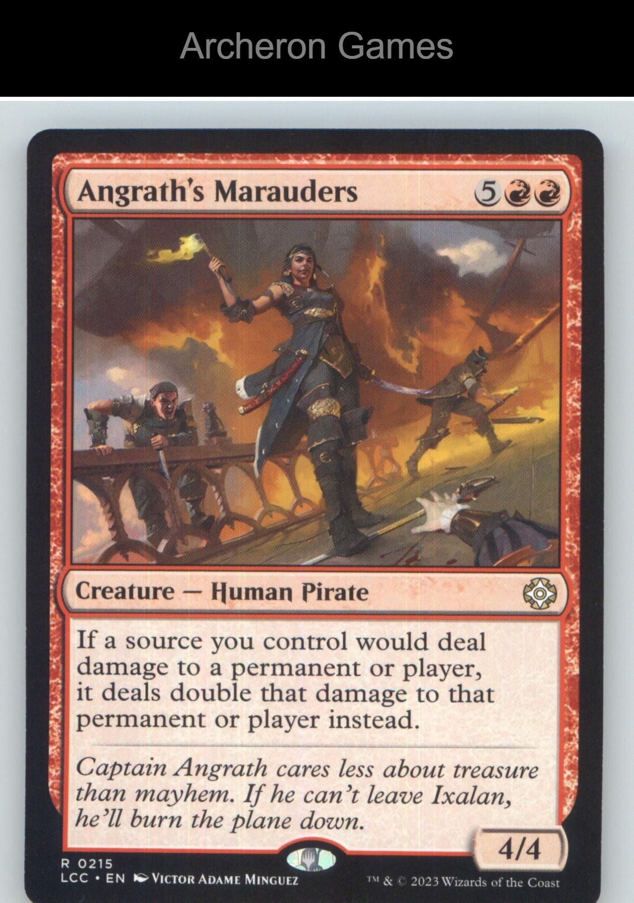 Angrath's Marauders LCC 215 R MTG Card NM/EX+