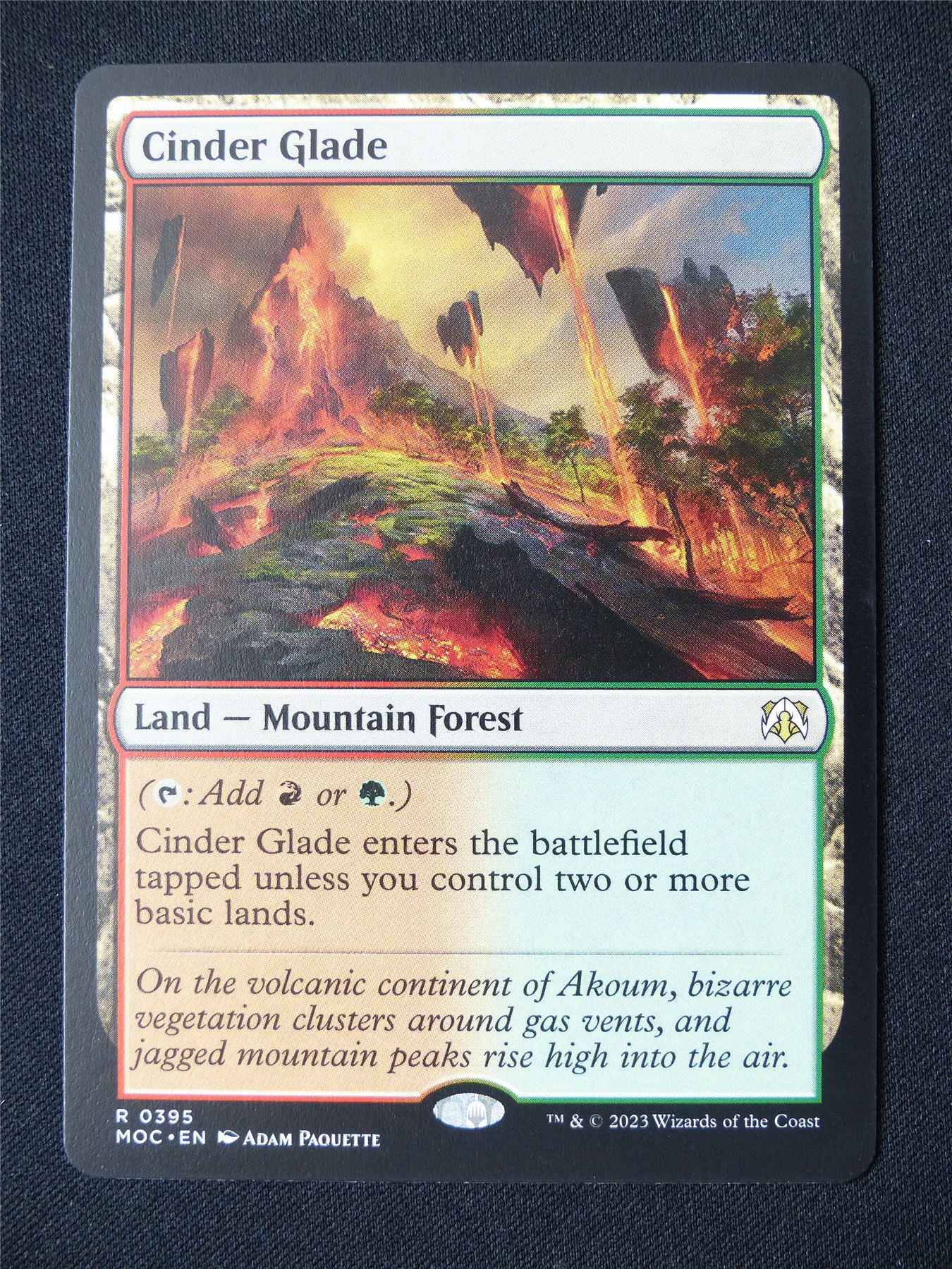 Cinder Glade - MOC - Mtg Card #30Z