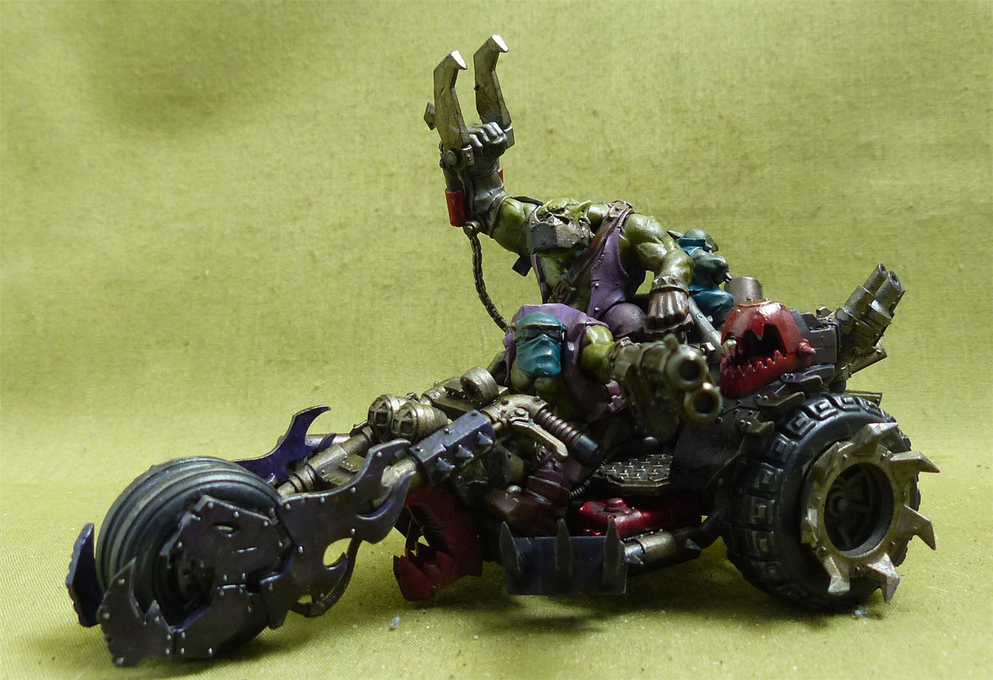 Deffkilla Wartrike painted - Orks - Warhammer 40K #19V
