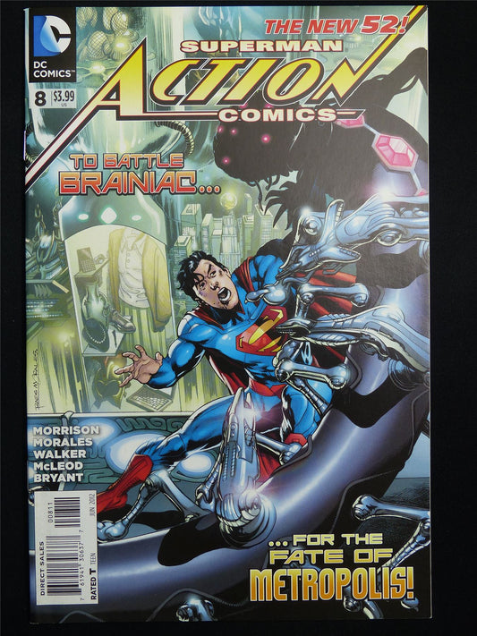 SUPERMAN: Action Comics #8 new 52! - DC Comic #341