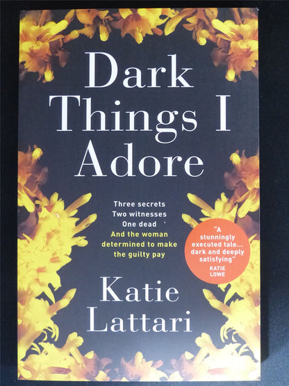 Dark Things I Adore - Titan Novel Book Softback #91