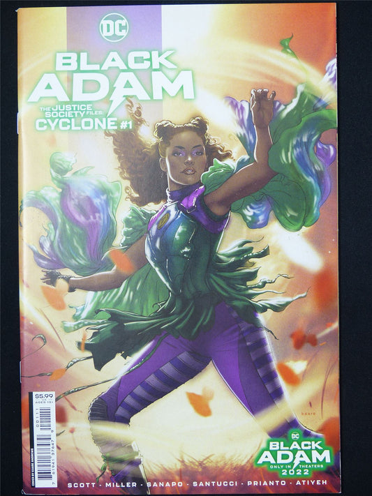 BLACK Adam: Justice Society Files: Cyclone #1 - B&B DC Comic #7ZE