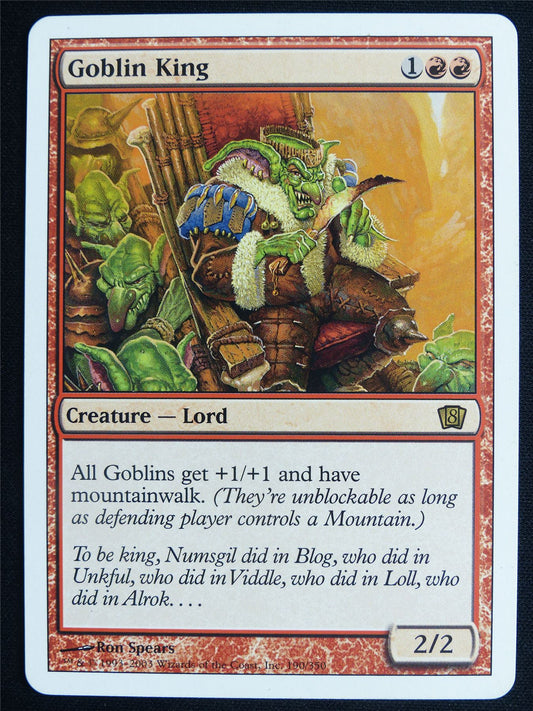 Goblin King - 8ED - Mtg Card #4JE