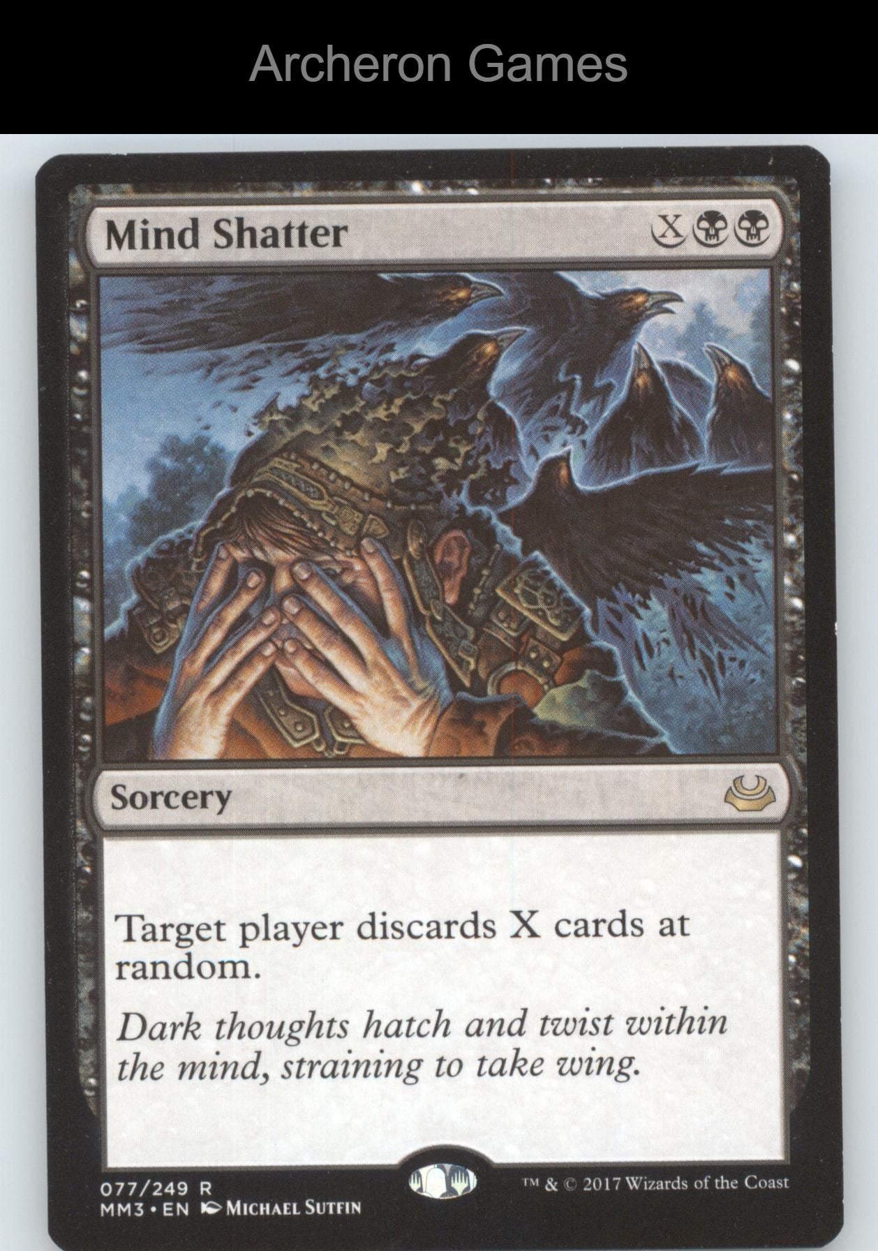 Mind Shatter 77 R MTG Card Modern Masters 2017