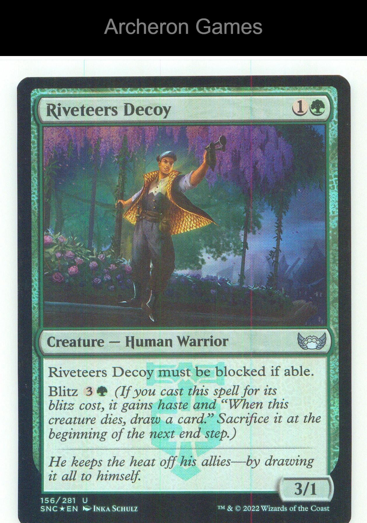 Riveteers Decoy SNC 156 UC MTG Card NM/EX+ Foil