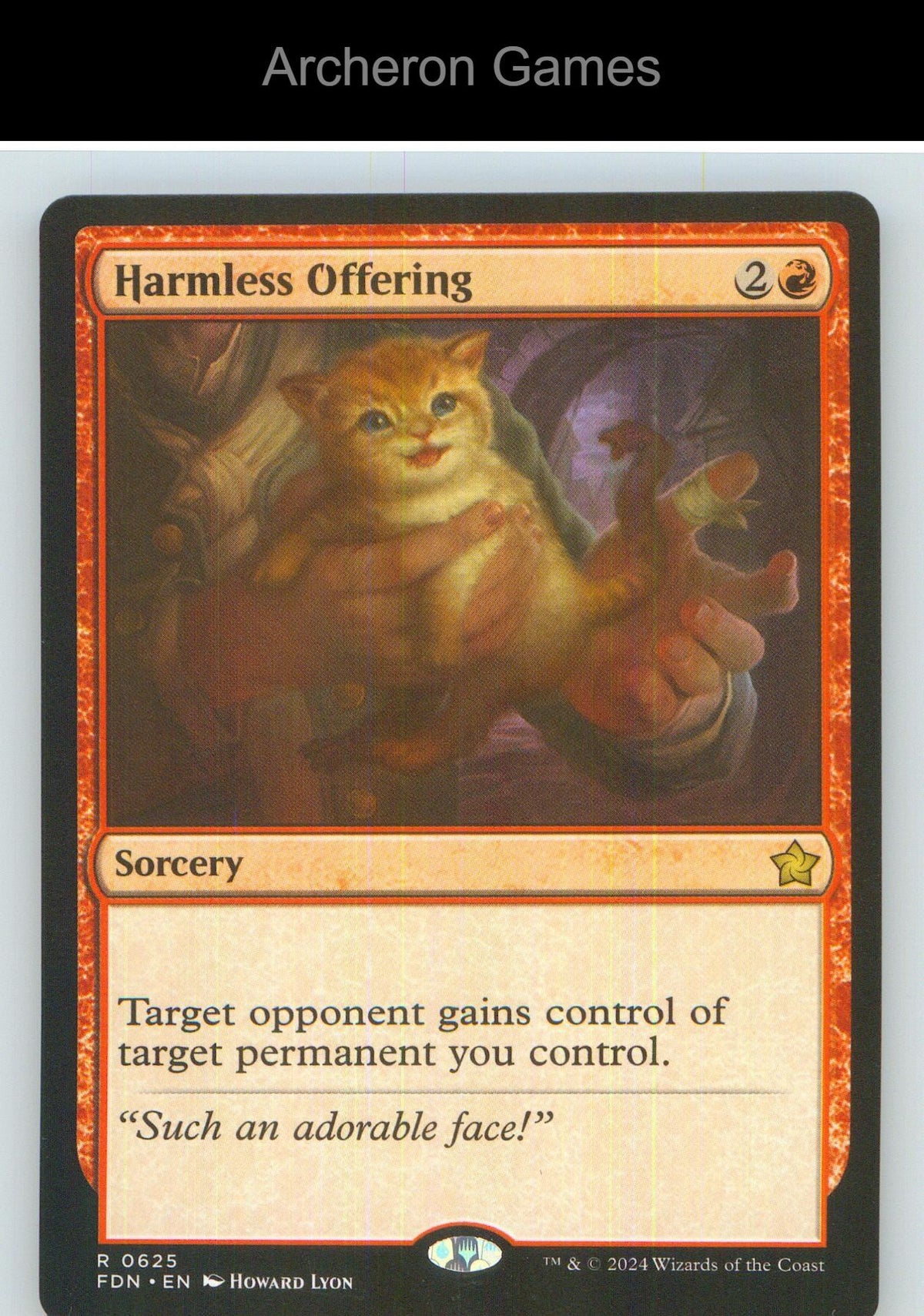 Harmless Offering FDN 625 R MTG Card NM/EX+