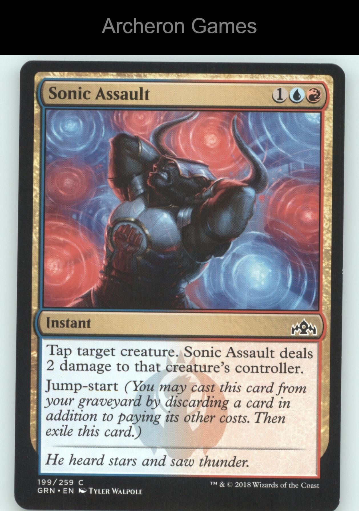 Sonic Assault 199 C MTG Card Guilds of Ravnica