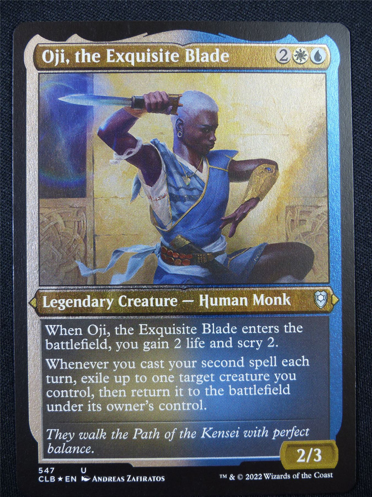 Oji the Exquisite Blade Etched Foil - Mtg Card #IC