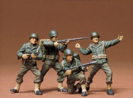 U.S. Army Infantry 1:35 Figures 1939-1945 - World War II - TAMIYA #3B