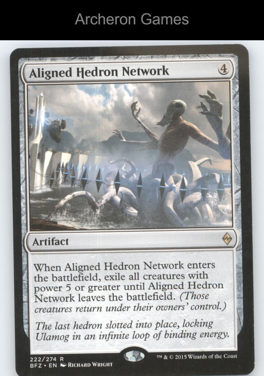 Aligned Hedron Network 222 R MTG Card Battle for Zendikar